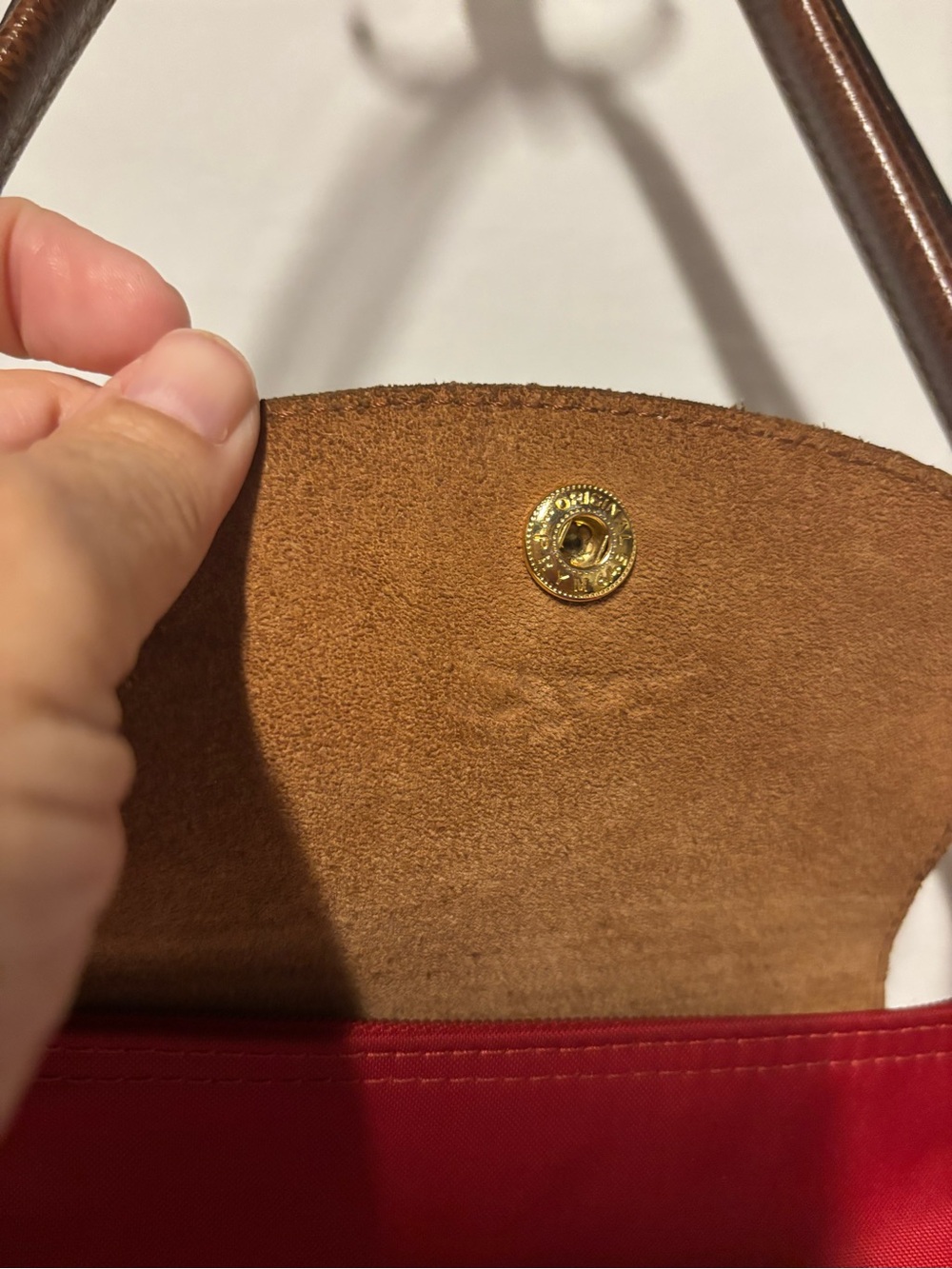 Longchamp LePliage Large Red Tote - Picture 3 of 15